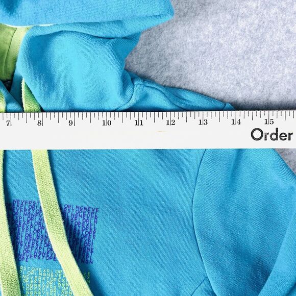 The North Face Sweater Womens XS Blue Trivert Logo Hoody Hoodie TNF Urban Active - Picture 5 of 13